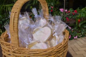 Yukana's Mother's Day biscuits in a basket